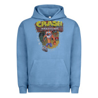 Pigment Pebble Blue crash bandicoot 1966 Urban Hoodie - linhVisuals