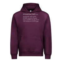 Mauve Wine musician definition Urban Hoodie - linhVisuals