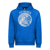 Cobalt eat the rich Urban Hoodie - linhVisuals