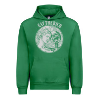 Emerald eat the rich Urban Hoodie - linhVisuals