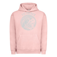 Pigment Salmon eat the rich Urban Hoodie - linhVisuals