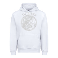 White eat the rich Urban Hoodie - linhVisuals