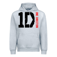 Heather Grey one direction 1d [twhite] Urban Hoodie - linhVisuals