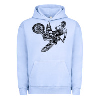 Pigment Grape Ice Eli Tomac Jump Illustration Urban Hoodie - linhVisuals