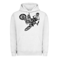 Pigment Lunar Rock Eli Tomac Jump Illustration Urban Hoodie - linhVisuals