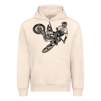 Sandshell Eli Tomac Jump Illustration Urban Hoodie - linhVisuals