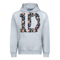 Heather Grey one direction flower [tw] Urban Hoodie - linhVisuals