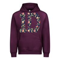 Mauve Wine one direction flower [tw] Urban Hoodie - linhVisuals