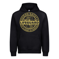 Black honolulu lifeguard   lifeguard Urban Hoodie - linhVisuals