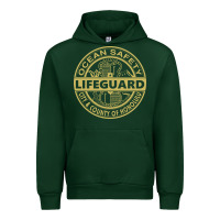 Forest Green honolulu lifeguard   lifeguard Urban Hoodie - linhVisuals