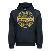 Navy honolulu lifeguard   lifeguard Urban Hoodie - linhVisuals