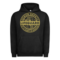 Pigment Black honolulu lifeguard   lifeguard Urban Hoodie - linhVisuals