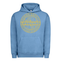 Pigment Pebble Blue honolulu lifeguard   lifeguard Urban Hoodie - linhVisuals