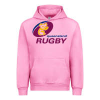 Fuchsia Pink queensland rugby Urban Hoodie - linhVisuals