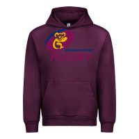 Mauve Wine queensland rugby Urban Hoodie - linhVisuals