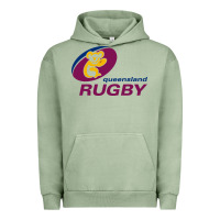 Pigment Oil Green queensland rugby Urban Hoodie - linhVisuals