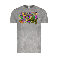 Cloud Rock louisiana mardi gras Vintage Tee - FaDigitalArtStudio