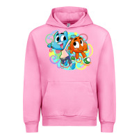 Fuchsia Pink gumball and darwin Urban Hoodie - linhVisuals