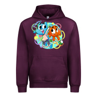 Mauve Wine gumball and darwin Urban Hoodie - linhVisuals