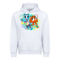White gumball and darwin Urban Hoodie - linhVisuals