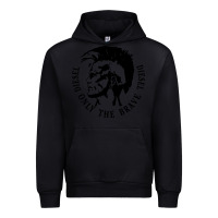 Black diesel only the brave Urban Hoodie - linhVisuals