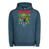 Pigment Midnight Navy king gizzard and the lizard wizard Urban Hoodie - linhVisuals