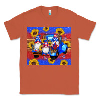 Copper American flag gnomes truck sunflowers star leopard glitter Classic Tee - Artiststas