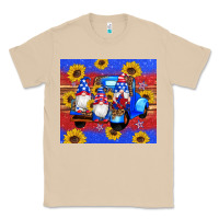 Mushroom American flag gnomes truck sunflowers star leopard glitter Classic Tee - Artiststas