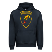 Navy young dolph Urban Hoodie - linhVisuals