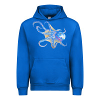 Cobalt octopus t  shirtoctopus t  shirt Urban Hoodie - linhVisuals