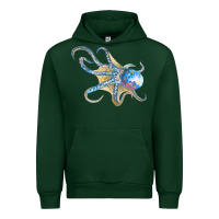 Forest Green octopus t  shirtoctopus t  shirt Urban Hoodie - linhVisuals