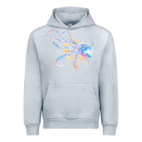 Heather Grey octopus t  shirtoctopus t  shirt Urban Hoodie - linhVisuals