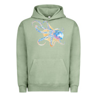 Pigment Oil Green octopus t  shirtoctopus t  shirt Urban Hoodie - linhVisuals