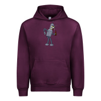 Mauve Wine futurama bender Urban Hoodie - linhVisuals
