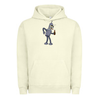 Pigment Pistachio futurama bender Urban Hoodie - linhVisuals