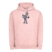Pigment Salmon futurama bender Urban Hoodie - linhVisuals