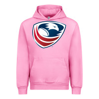 Fuchsia Pink usa rugby Urban Hoodie - linhVisuals