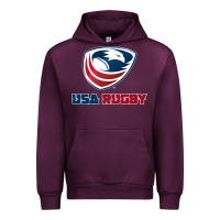 Mauve Wine usa rugby Urban Hoodie - linhVisuals