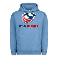 Pigment Pebble Blue usa rugby Urban Hoodie - linhVisuals