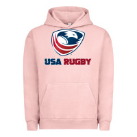 Pigment Salmon usa rugby Urban Hoodie - linhVisuals