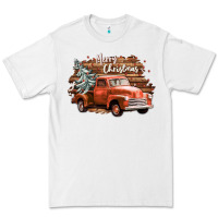 White merry christmas truck Premium Tee - CowGirlArtShop