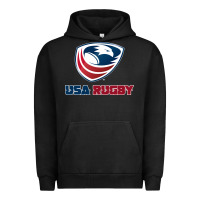 Pigment Black usa rugby Urban Hoodie - linhVisuals