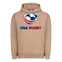 Pigment Burro usa rugby Urban Hoodie - linhVisuals