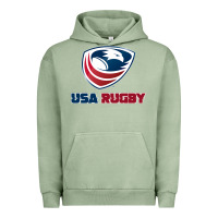 Pigment Oil Green usa rugby Urban Hoodie - linhVisuals