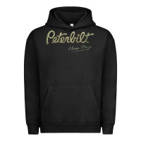 Pigment Black peterbilt class pays   trucker quote Urban Hoodie - linhVisuals