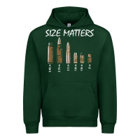 Forest Green size matters Urban Hoodie - linhVisuals
