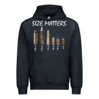 Navy size matters Urban Hoodie - linhVisuals