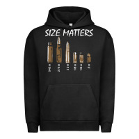 Pigment Black size matters Urban Hoodie - linhVisuals