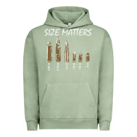 Pigment Oil Green size matters Urban Hoodie - linhVisuals