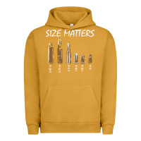 Pigment Peanut Butter size matters Urban Hoodie - linhVisuals
